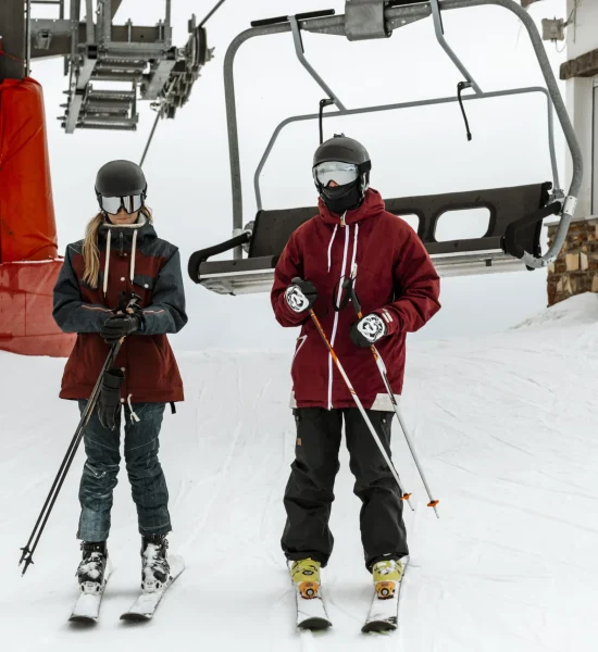 Equipamientos en estaciones de esquí